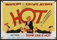 4e321 SOME LIKE IT HOT German R99 sexy Marilyn Monroe with Tony Curtis & Jack Lemmon in drag!