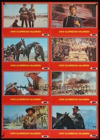 4e349 GOOD, THE BAD & THE UGLY German LC poster R80 Clint Eastwood, Lee Van Cleef, Sergio Leone!