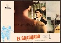 4e198 GRADUATE Spanish LC R80 classic image of Dustin Hoffman & Anne Bancroft!