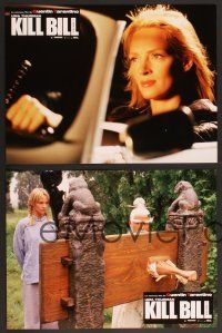 4e123 KILL BILL: VOL. 2 10 French LCs '04 Tarantino, cool images of Uma Thurman, David Carradine!