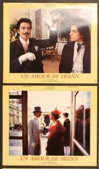 4e165 SWANN IN LOVE 6 French LCs '84 Schlondorff's Un Amour de Swann, Jeremy Irons!