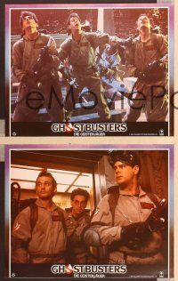 4e435 GHOSTBUSTERS 7 German LCs '84 Bill Murray, Aykroyd & Harold Ramis are here to save the world!