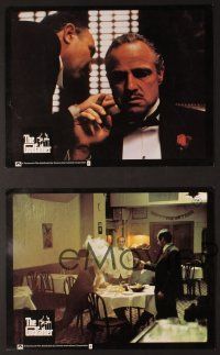 4e437 GODFATHER 10 German LCs '72 Marlon Brando & Al Pacino in Francis Ford Coppola crime classic!