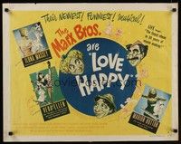 4g526 LOVE HAPPY style B 1/2sh '49 Marx Brothers and sexy girls in musical Girlesque!