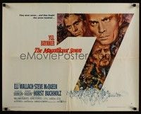 4g529 MAGNIFICENT SEVEN style A 1/2sh '60 Yul Brynner, Steve McQueen, John Sturges' 7 Samurai!