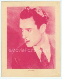 4j219 JOHN GILBERT color 11x14 still '20s head & shoulders portrait of the romantic leading man!