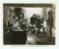 4s438 PLOUGH & THE STARS 8x10 still '36 Barbara Stanwyck at table surrounded by IRA members!