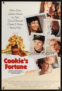 4w149 COOKIE'S FORTUNE DS 1sh '99 Robert Altman, Glenn Close, Liv Tyler, Julianne Moore!