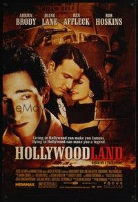 4w275 HOLLYWOODLAND DS 1sh '06 Allen Coulter, Adrien Brody, Diane Lane, Ben Affleck!