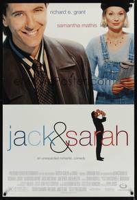 4w326 JACK & SARAH DS 1sh '95 Richard E. Grant, Samantha Mathis, Judi Dench!