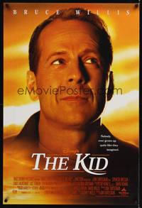 4w359 KID int'l DS 1sh '00 Disney, great huge headshot portrait of Bruce Willis with hair!