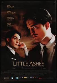 4w422 LITTLE ASHES DS 1sh '08 Paul Morrison, Robert Pattinson as Salvador Dali, Javier Beltran!