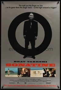 4w607 SONATINE 1sh '98 the Yakuza put the finger on Beat Takeshi Kitano!