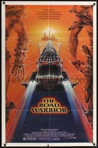 5b539 MAD MAX 2: THE ROAD WARRIOR 1sh '82 Mel Gibson returns as Mad Max, art by Commander!