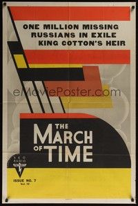 5b555 MARCH OF TIME VOLUME 4 ISSUE 7 1sh '30s Russians in exile, King Cotton's heir!