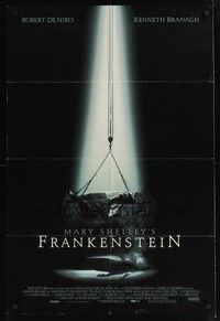 5b558 MARY SHELLEY'S FRANKENSTEIN int'l DS 1sh '94 Branagh directed, Robert De Niro as the monster!