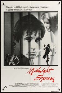 5b565 MIDNIGHT EXPRESS int'l 1sh '78 Alan Parker, Brad Davis is imprisoned for smuggling dope!