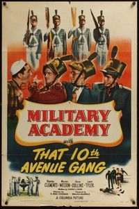 5b568 MILITARY ACADEMY WITH THAT 10th AVENUE GANG 1sh '50 images of wacky cadets, Stanley Clements