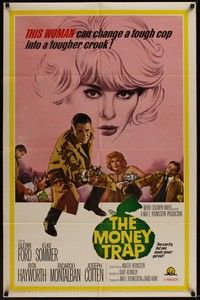 5b574 MONEY TRAP 1sh '65 Glenn Ford, Elke Sommer, Rita Hayworth, you never, never get out!