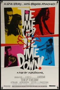 5b843 TIE ME UP! TIE ME DOWN! 1sh '90 Pedro Almodovar's Atame!, Antonio Banderas!