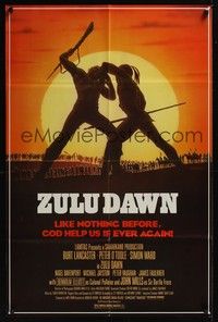 5b999 ZULU DAWN 1sh '79 Burt Lancaster, Peter O'Toole, African adventure!