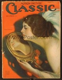 5d084 MOTION PICTURE CLASSIC magazine December 1921 art of Alice Calhoun by Benjamin Eggleston!