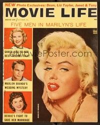 5d134 MOVIE LIFE magazine October 1955 great sexy close up of Marilyn Monroe from Seven Year Itch!