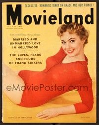 5d126 MOVIELAND magazine July 1956 Shirley Jones wearing a Capezio leotard in The Wedding Clock!