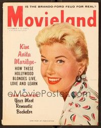 5d128 MOVIELAND magazine September 1956 pretty Doris Day in The Man Who Knew Too Much!