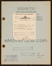 5d268 MAGNIFICENT YANKEE composite script April 18, 1950, John Sturges screenplay by Emmet Lavery!