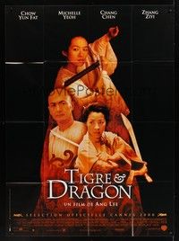 5h459 CROUCHING TIGER HIDDEN DRAGON French 1p '00 Ang Lee kung fu masterpiece, Chow Yun Fat, Yeoh!