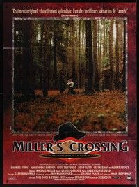 5h598 MILLER'S CROSSING French 1p '89 Coen Brothers, Gabriel Byrne, John Turturro!