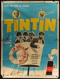 5h675 TINTIN ET LE MYSTERE DE LA TOISON D'OR French 1p '61Jean-Jacques Vierne, Tintin, Tealdi art!