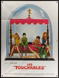 5h678 TOUCHABLES French 1p '68 best different art of girls in glass case by Boris Grinsson!