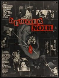 5h682 UMORISMO IN NERO French 1p '65 Sylvie, Pierre Brasseur, wacky horror comedy images!