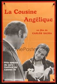 5h359 COUSIN ANGELICA French 31x47 '78 Carlos Saura's La prima Angelica, man relives his past!