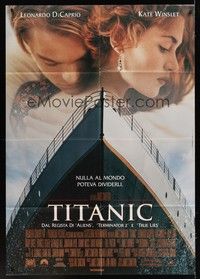 5h209 TITANIC Italian 1p '97 Leonardo DiCaprio, Kate Winslet, directed by James Cameron!