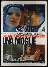 5h323 WOMAN UNDER THE INFLUENCE Italian 2p '74 John Cassavetes, Peter Falk, Gena Rowlands