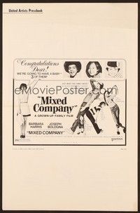 5j657 MIXED COMPANY pressbook '74 Barbara Harris, Joseph Bologna!