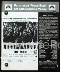 5j624 MAN pressbook '72 James Earl Jones as the first black U.S. President, written by Rod Serling