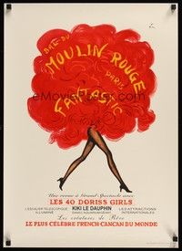 5t121 BAL DU MOULIN ROUGE French '00s great art of bulesque dancer's legs, fantastic!