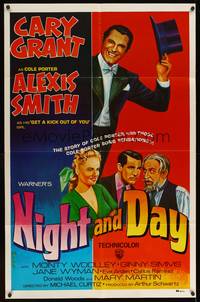 5t098 NIGHT & DAY Spanish/English R70s Calera art of Cary Grant as composer Cole Porter!