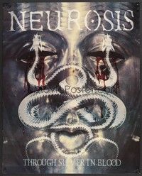 5t523 NEUROSIS: THROUGH SILVER IN BLOOD special 24x30 '96 wild image of x-ray snakes!