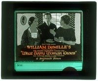 5v184 WHAT EVERY WOMAN KNOWS glass slide '21 politician Conrad Nagel cheats on wife Lois Wilson!