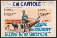 5x607 LOST IN THE DESERT Belgian '69 art of boy wandering after plane crash!