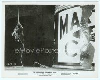 6a258 INCREDIBLE SHRINKING MAN 8x10 still '57 fx image of tiny man climbing string by giant can!