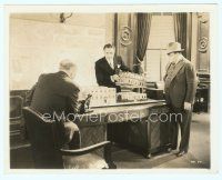 6a289 KENNEL MURDER CASE 8x10 still '33 William Powell as detective Philo Vance w/ model building!