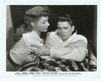 6a299 KINGS ROW 8x10 still '42 Ann Sheridan holds Ronald Reagan who asks Where's the rest of me!