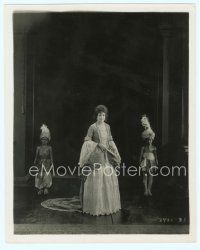 6a306 LADY OF QUALITY 8x10 still '24 Virginia Valli with two small Indian servant boys!