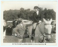 6a323 LITTLE GIANT 8x10 still '33 Edward G. Robinson looks up at Helen Vinson riding horse!